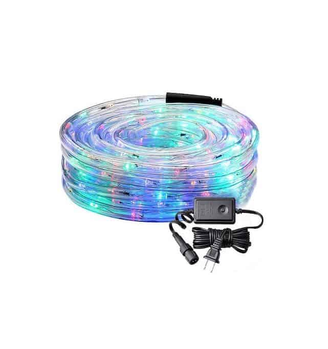 Χριστουγεννιάτικος Φωτοσωλήνας Led 20m RGB με 8 Προγράμματα Φωτισμού