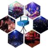 Mini Laser Φωτορυθμικό Projector με Τηλεχειριστήριο Θύρα Usb και SD Card YX-6G