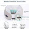Συσκευή Μαξιλάρι Μασάζ Massage Pillow u-shaped 2000mAh