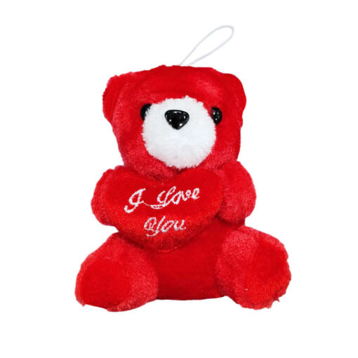 Λούτρινο Αρκουδάκι Αγίου Βαλεντίνου 17cm – Stuffed Bear I Love You