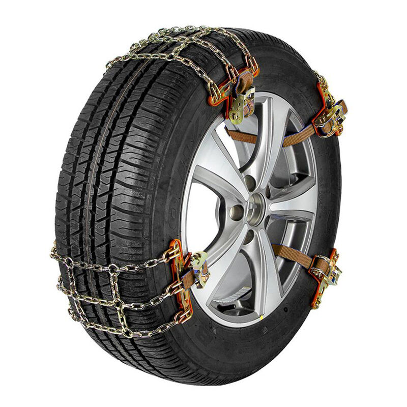 Universal Αλυσίδες Χιονιού με Καστάνια και Ιμάντες για Εύκολη Τοποθέτηση 8 Τεμάχια